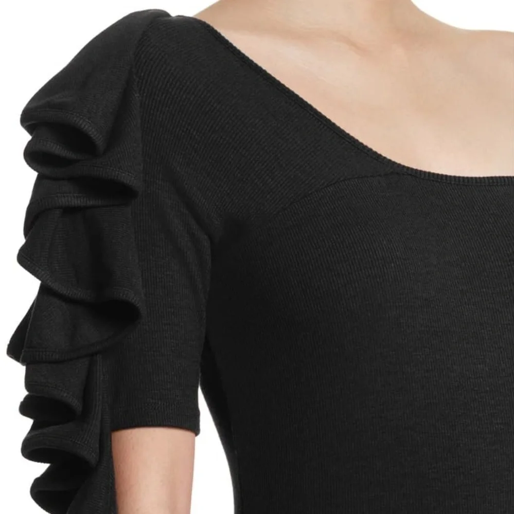 Beaufille Dione One Shoulder‎ Ribbed Knit Dress M